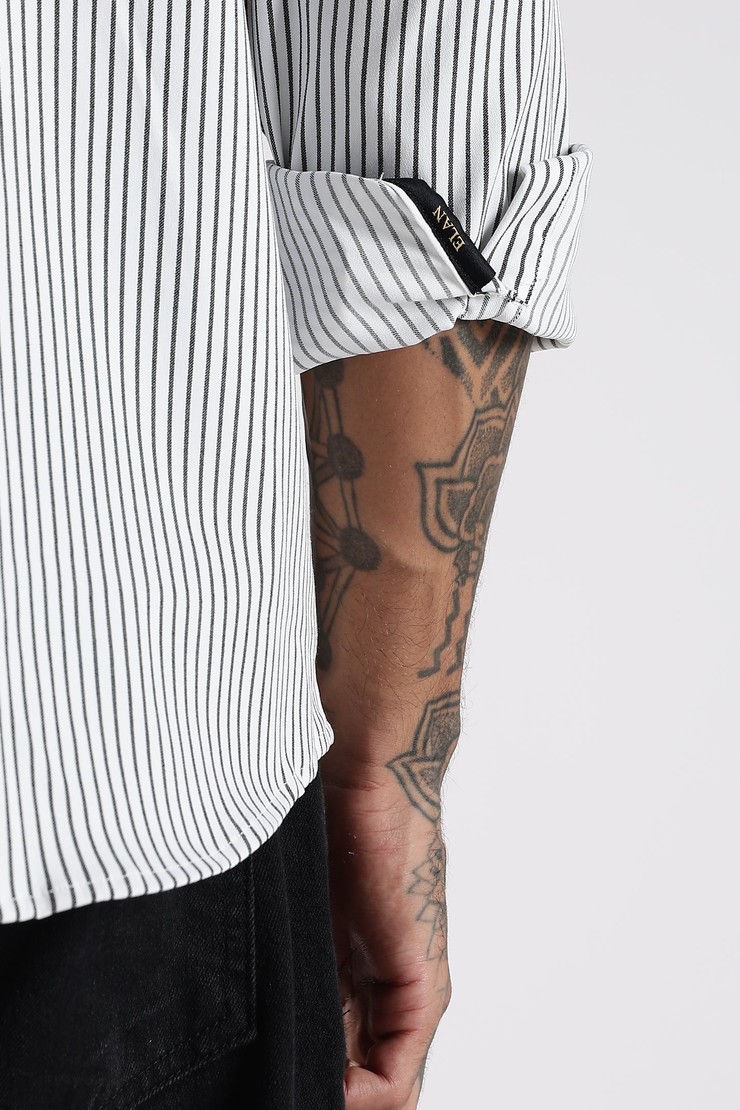 Regular Fit White Stripe Shirt