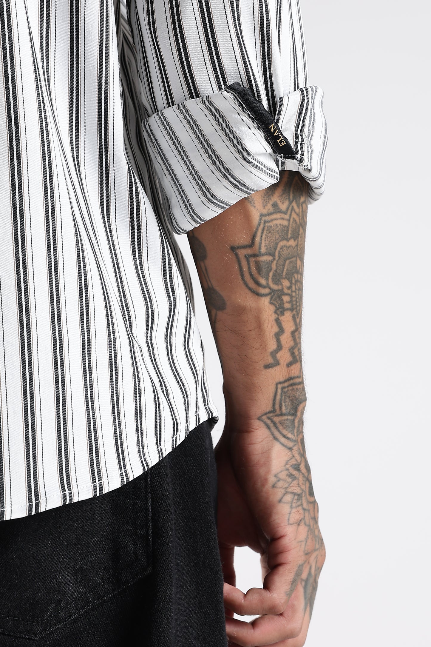 Regular Fit White Stripe Shirt