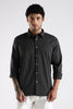 Regular Fit Black Vertical Pinstripe Shirt