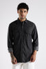 Regular Fit Black Denim Shirt