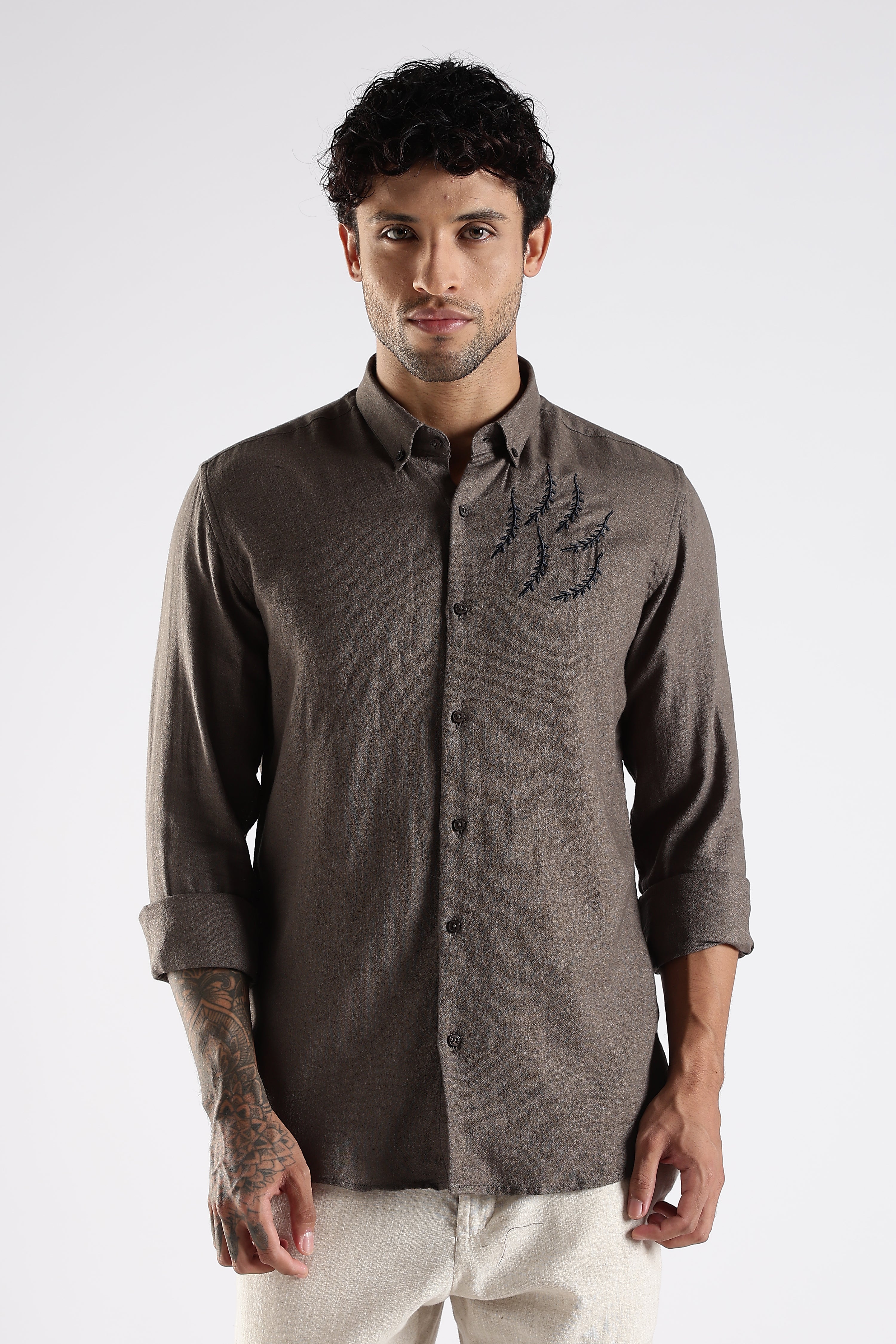 taupe haze color shirt