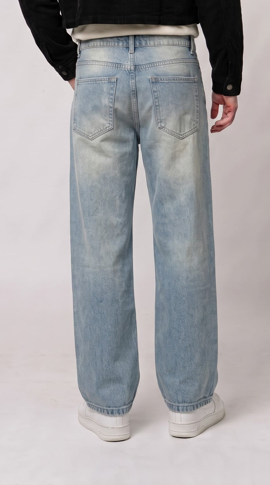 Light Blue Straight Fit Jeans