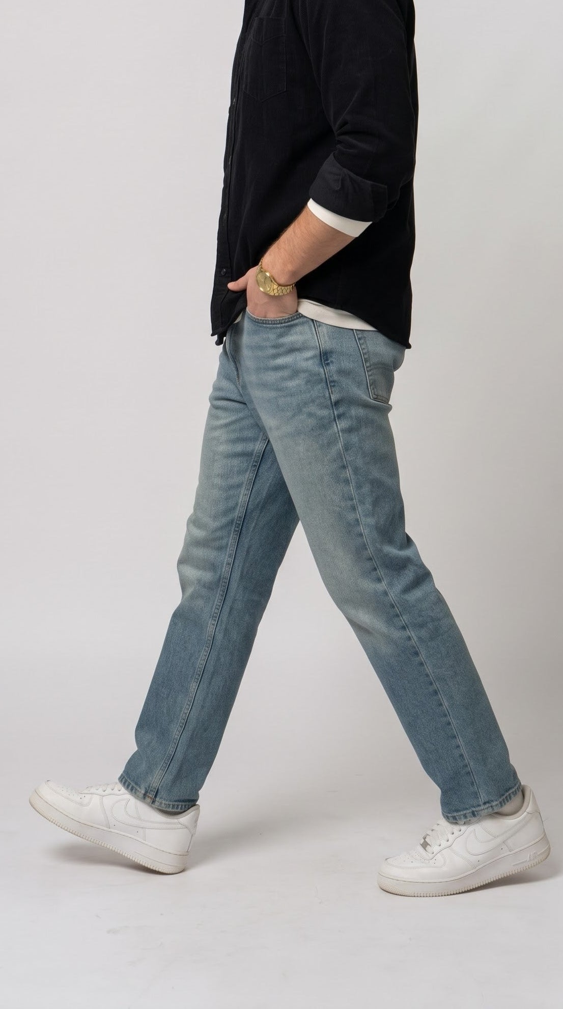 Light Vintage Wash Mom Fit Jean