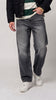 Black Grey Fade Straight Fit Jeans
