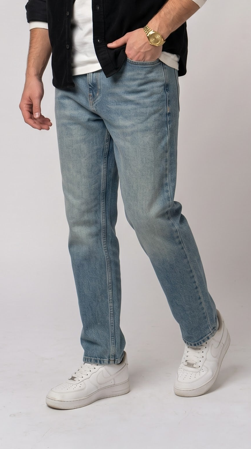 Light Vintage Wash Mom Fit Jean
