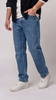 Mid Blue Wash Mom Fit Jean