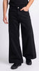 Black Wide Leg Denim